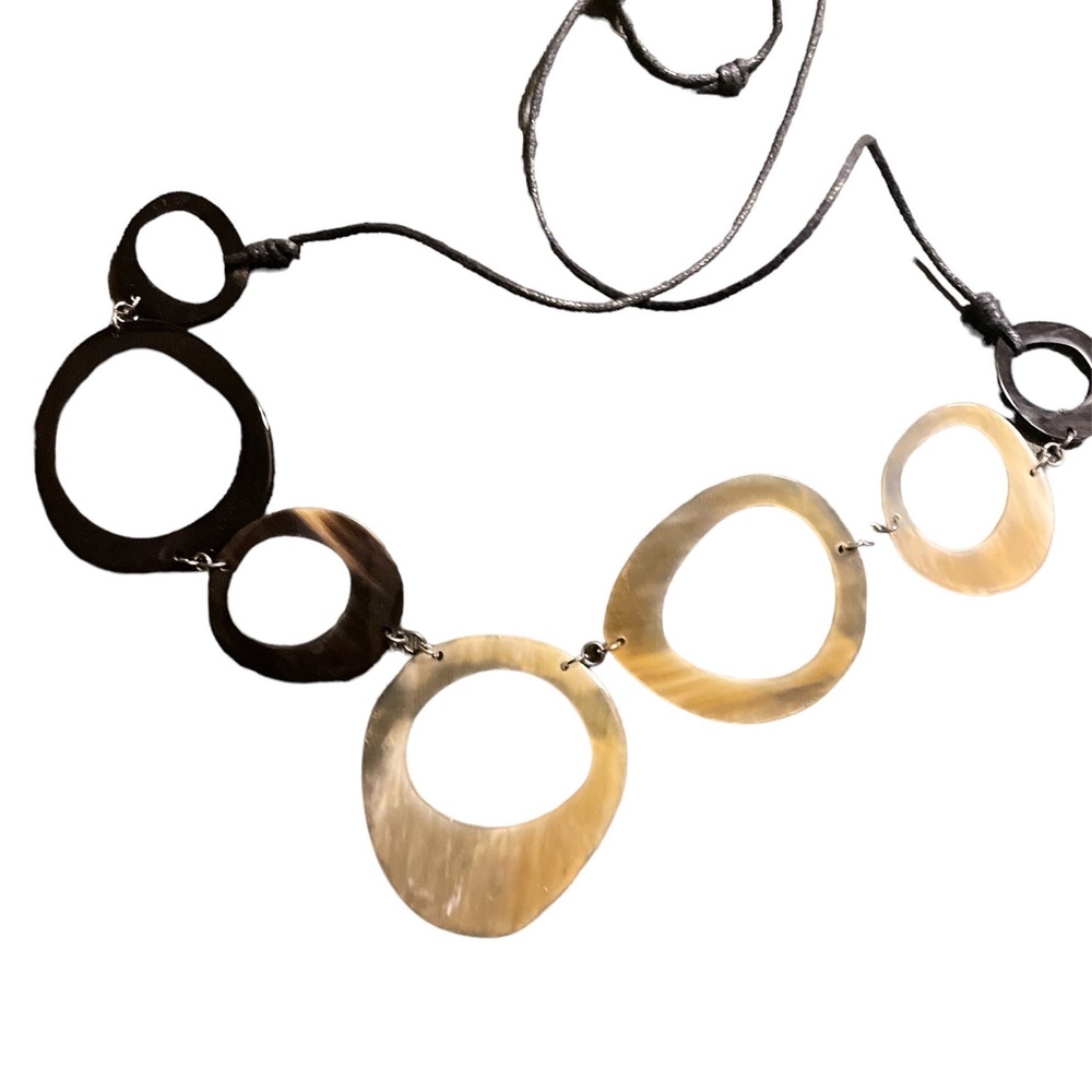 1990 mod necklace, no name attached length is adjustable with slide knot